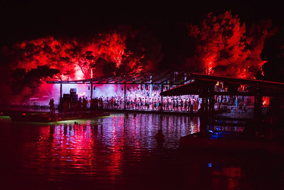 Terminal V Croatia stage by water