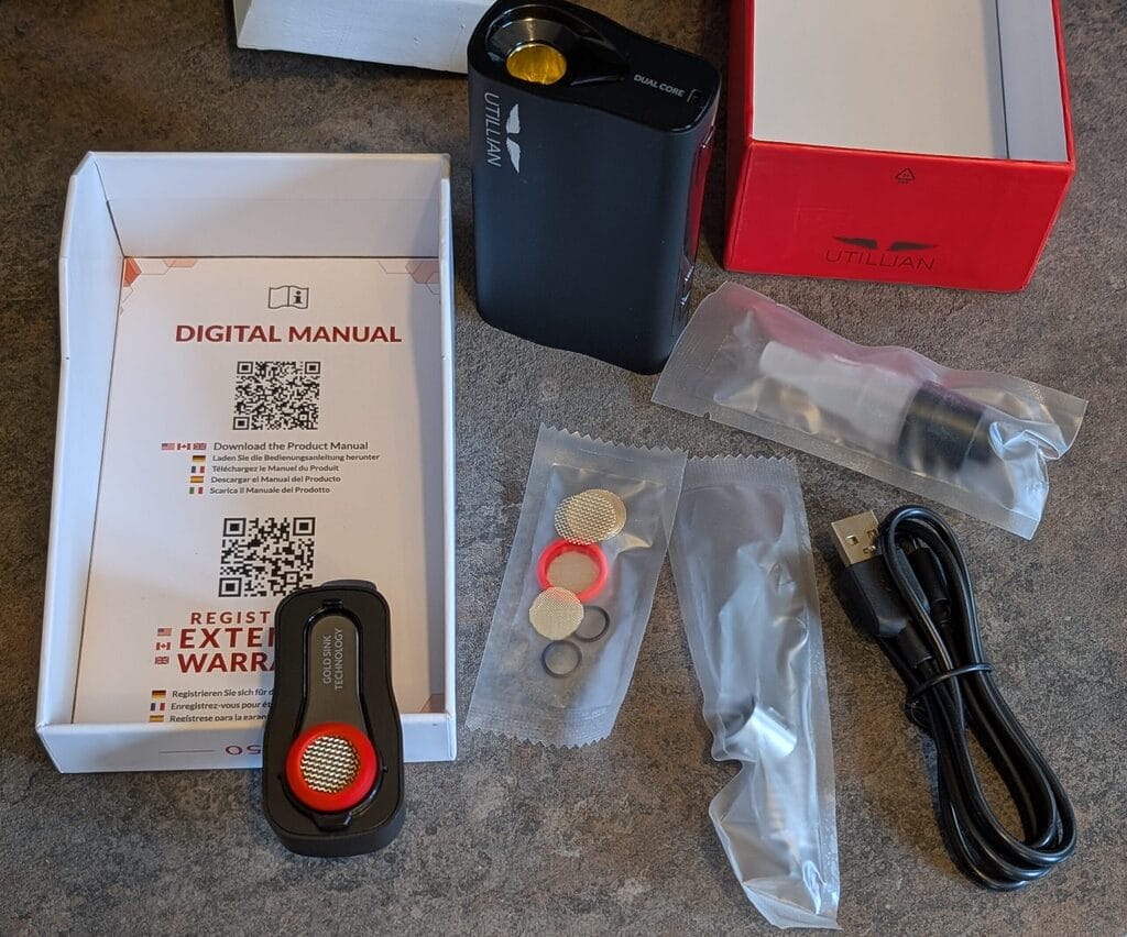 Utillian 850 box contents